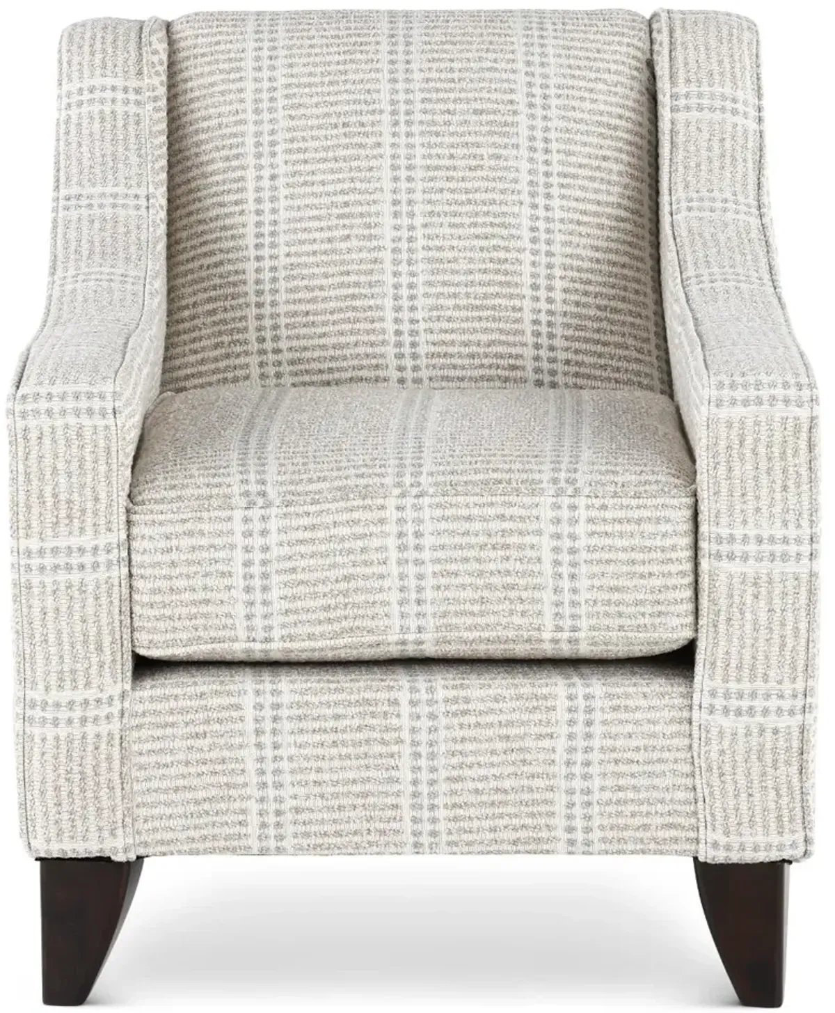 Villa Beige and Gray Accent Chair
