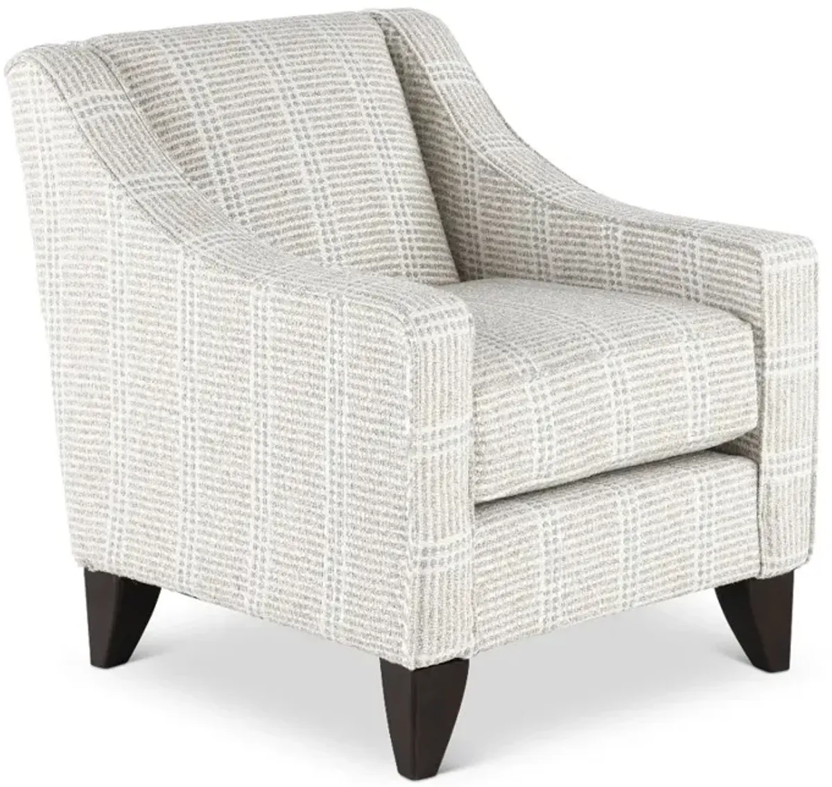 Villa Beige and Gray Accent Chair