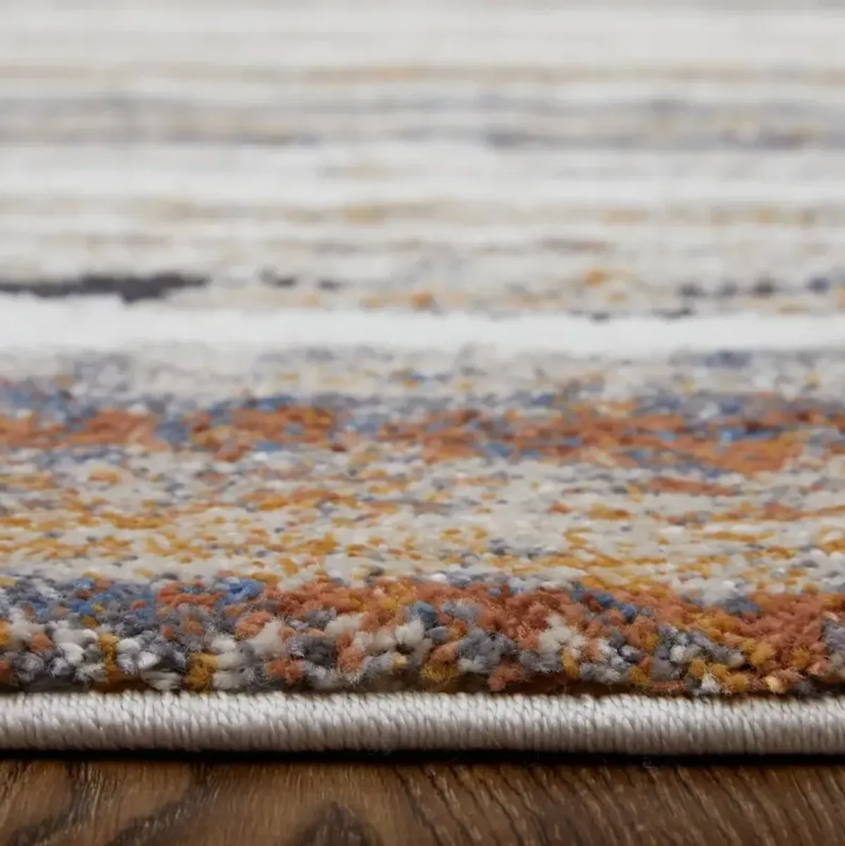 Gilmore 5 x 8 Ivory Striped Area Rug