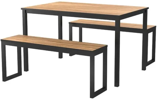 Monseta 3 Piece Dining Set