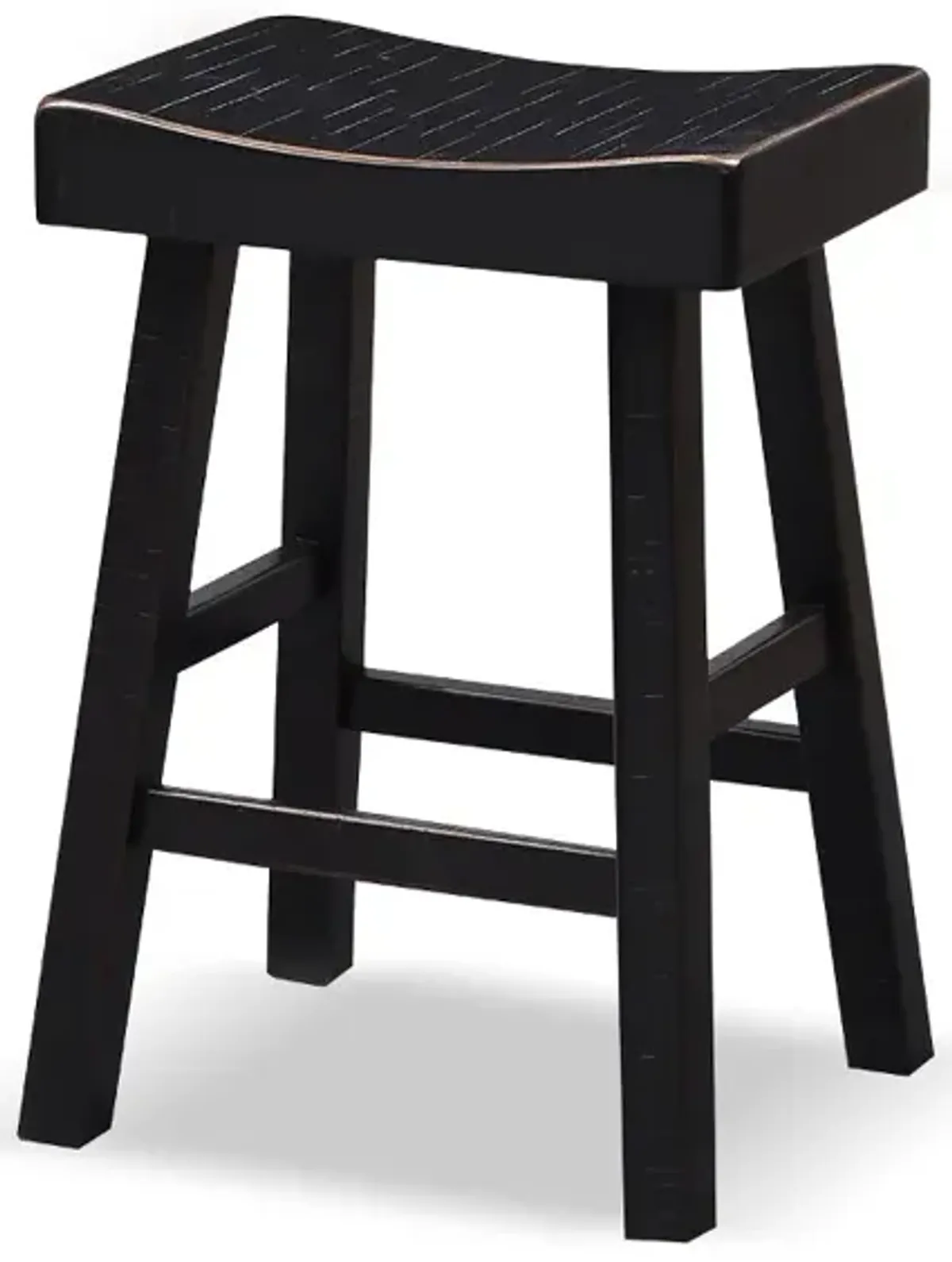 Longley Black Counter Height Stools, Set of 2