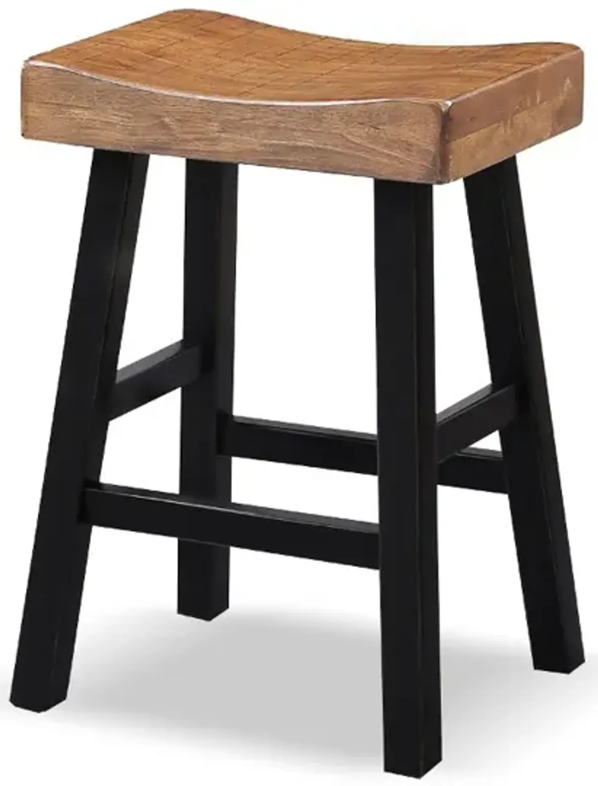 Longley Oak Counter Height Stools, Set of 2