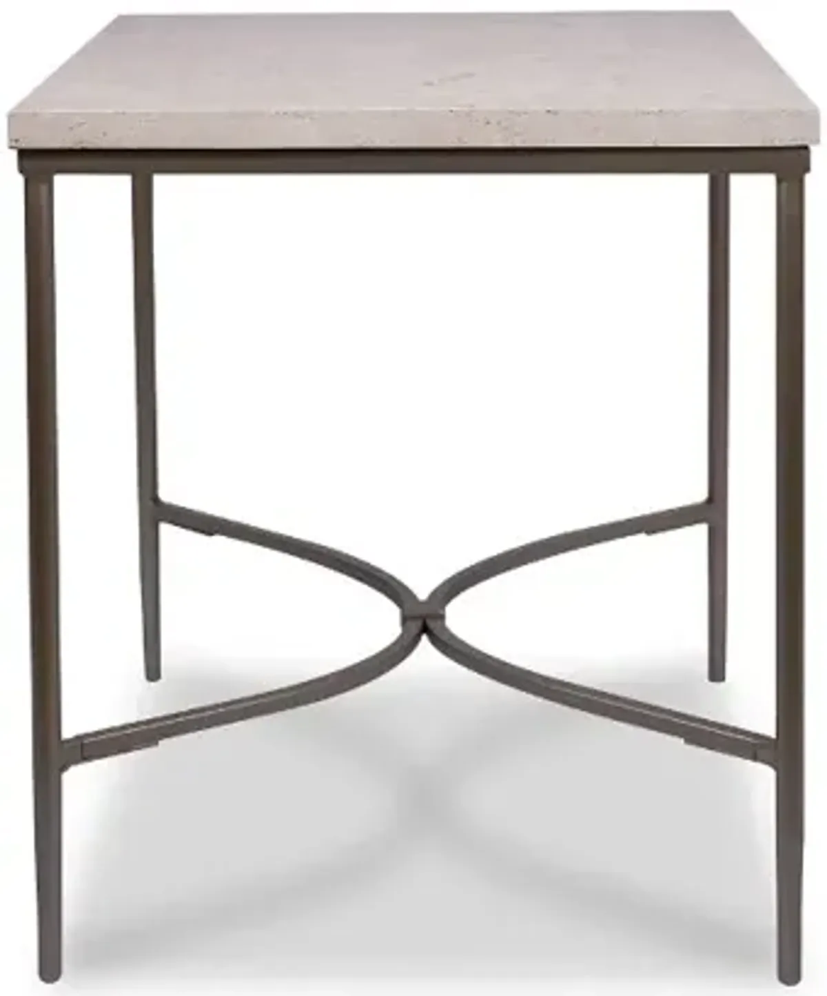 Zambezi Marble and Metal End Table