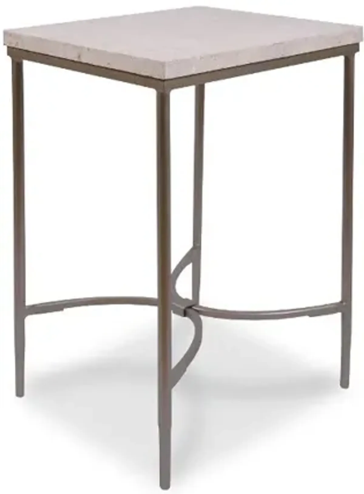 Zambezi Marble and Metal Side Table