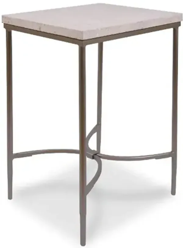 Zambezi Marble and Metal Side Table
