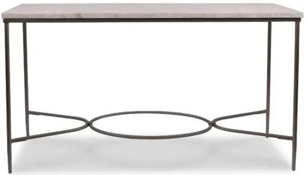 Zambezi Marble and Metal Sofa Table