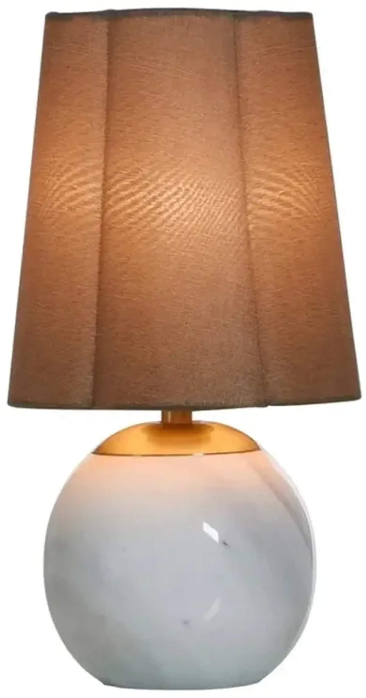 Tamara Day Marble Steel Brown Accent Lamp