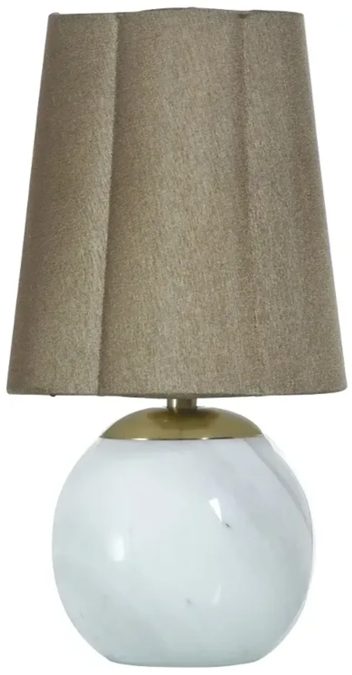 Tamara Day Marble Steel Brown Accent Lamp
