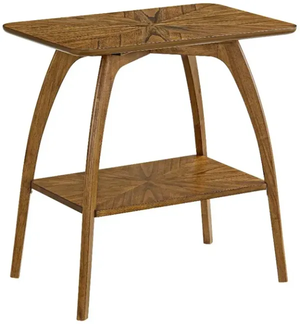 Lax Brown End Table