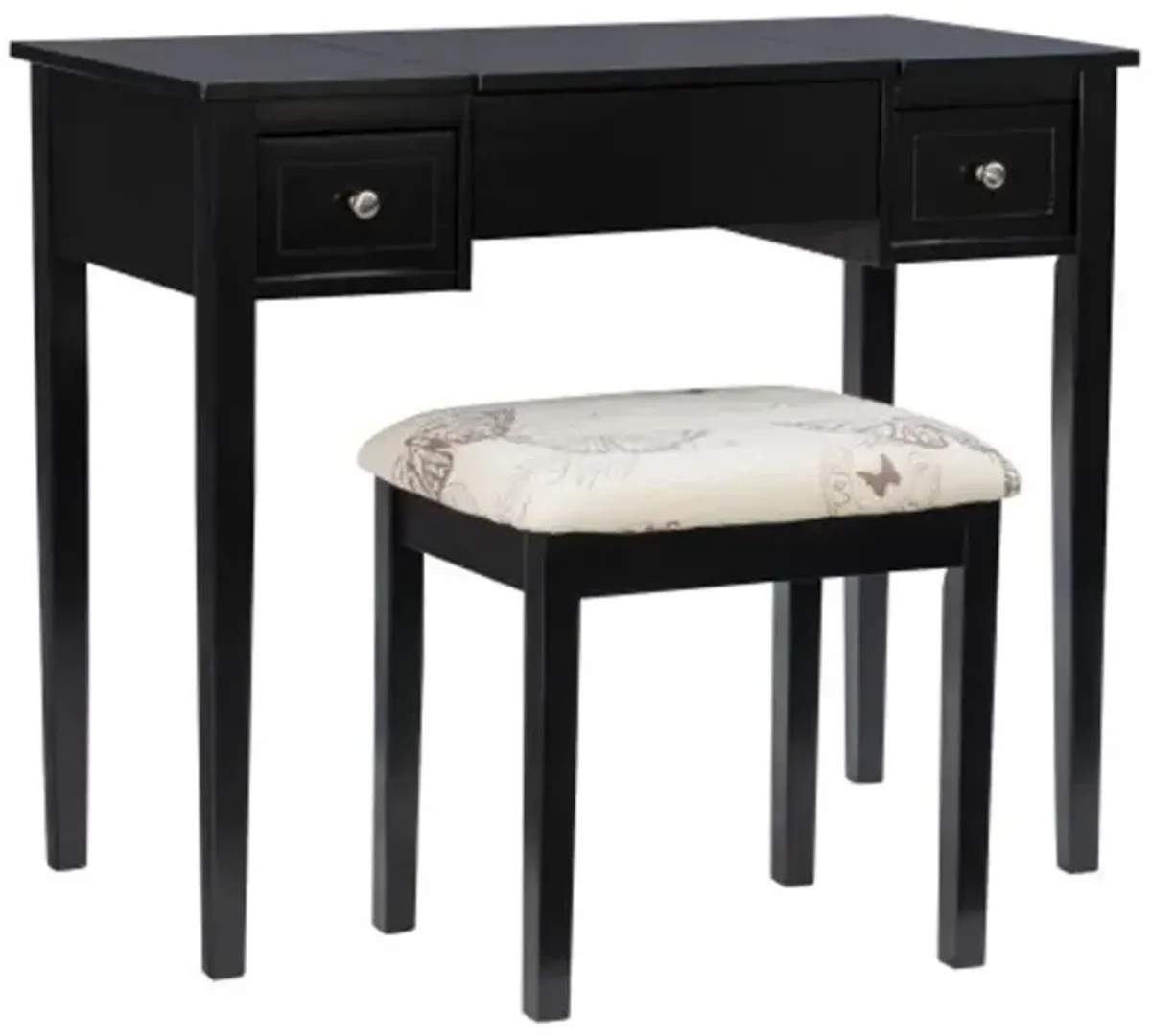 Virginia Black Vanity Set