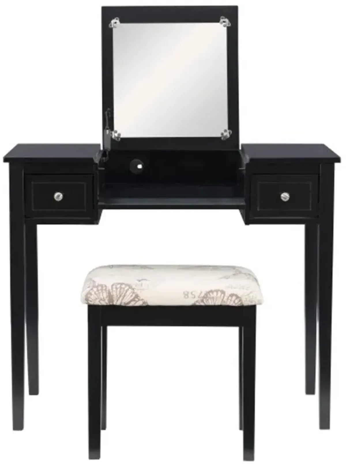 Virginia Black Vanity Set