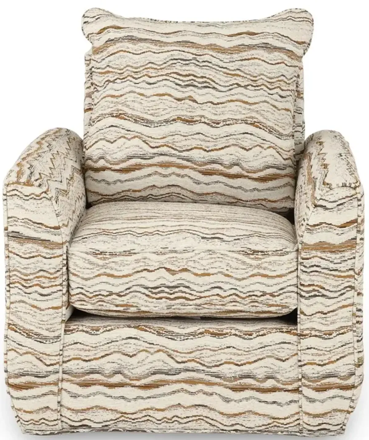 Dodge Cream and Gray Accent Chair