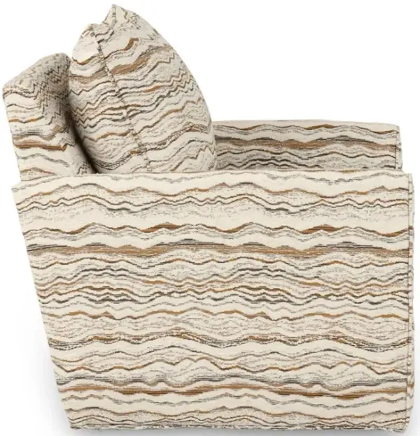 Dodge Cream and Gray Accent Chair