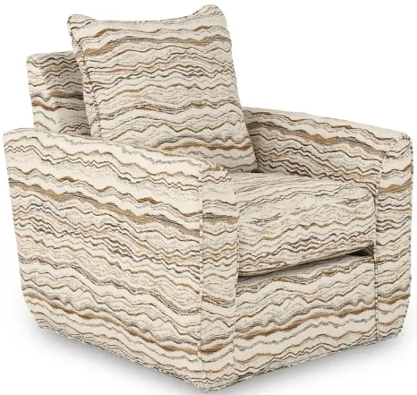 Dodge Cream and Gray Accent Chair