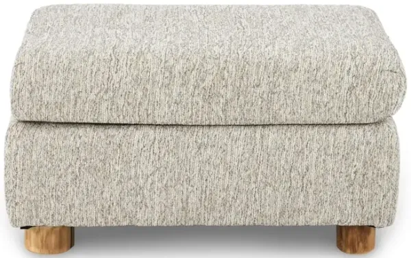 Aspen Granite Gray Ottoman