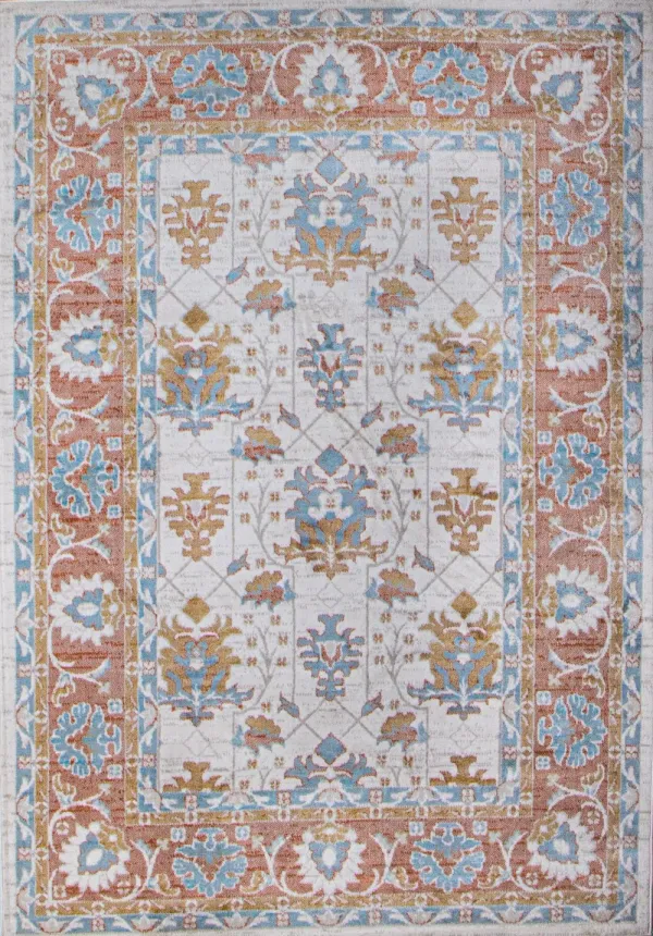 Brinn Ivory Transitional 4 x 6 Area Rug