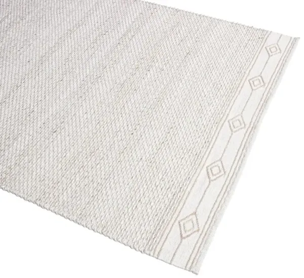Lottie Beige Hand Woven 5 x 8 Area Rug
