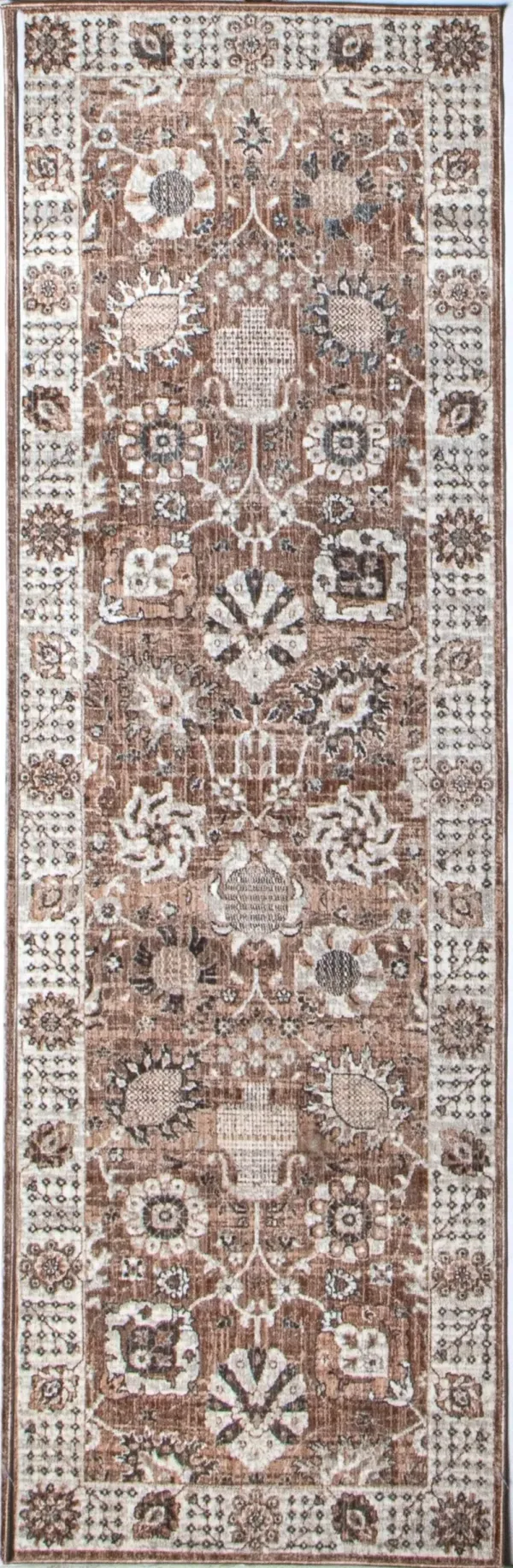 Yanis Dusty Rose 10 Foot Runner Rug