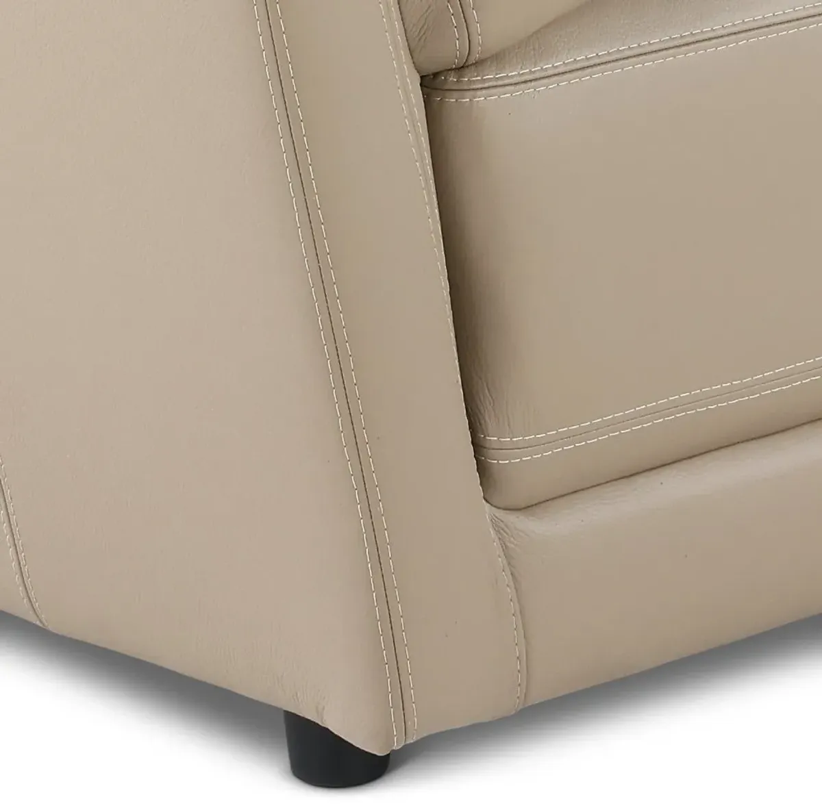 Nexus Cappuccino Brown Leather 5 Piece Sectional
