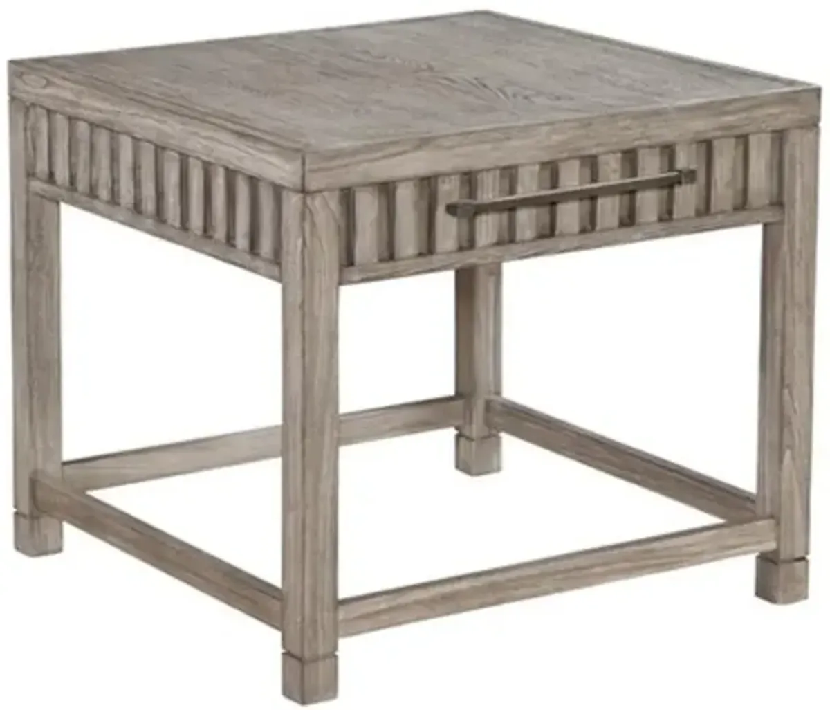 Sagamore Brushed Gray End Table