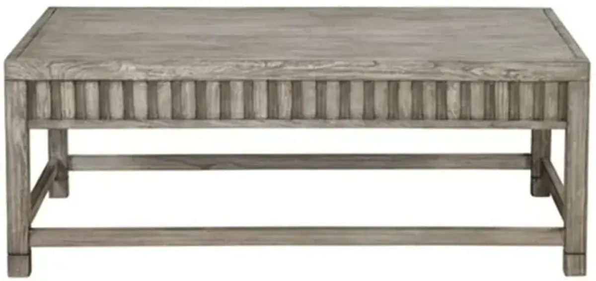 Sagamore Brushed Gray Coffee Table