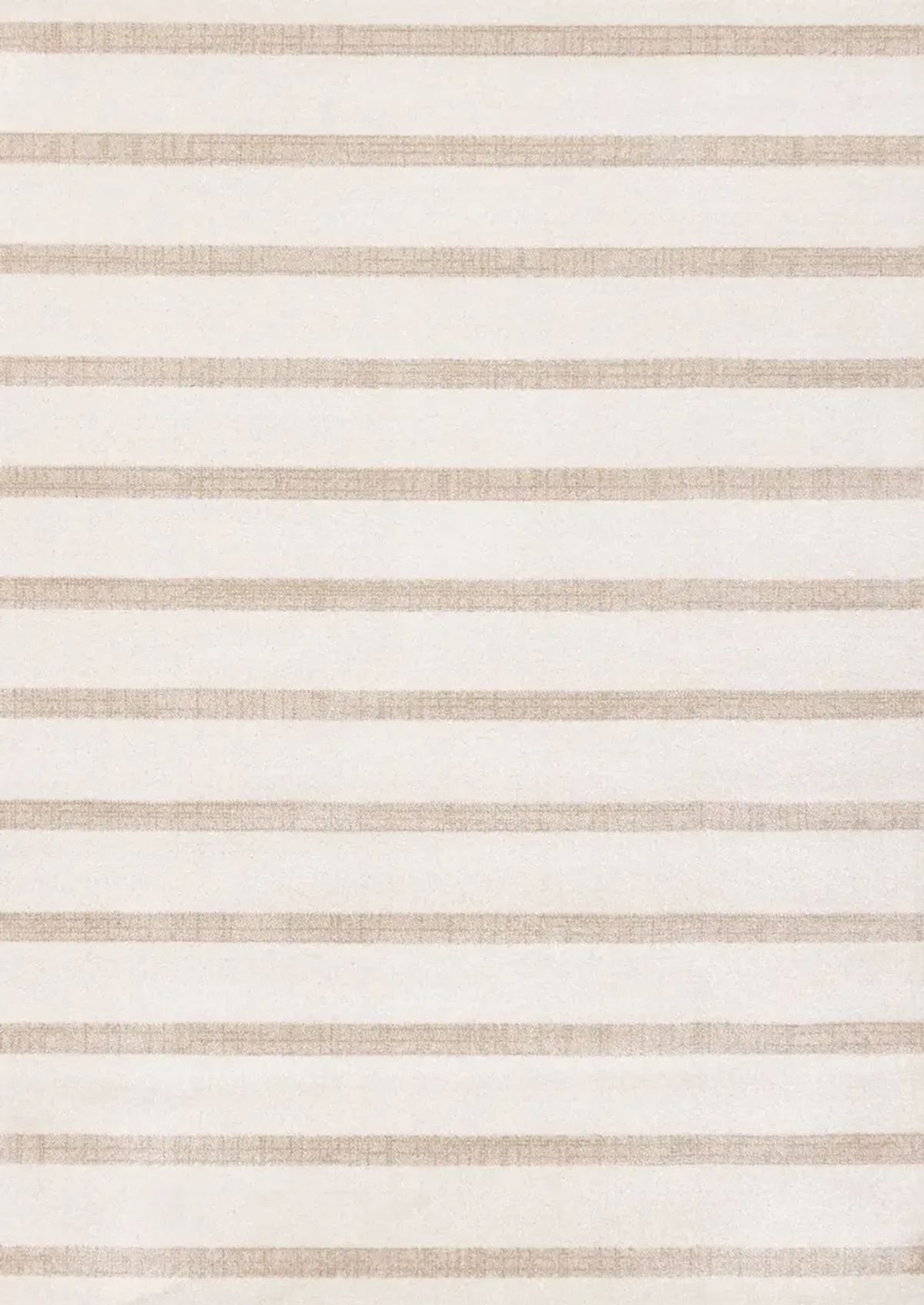 Century 8 x 11 Cream and Beige Striped Area Rug