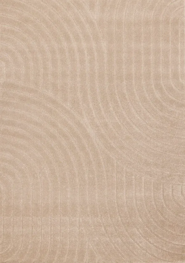 Oskar 7 x 10 Beige Curved Arches Area Rug