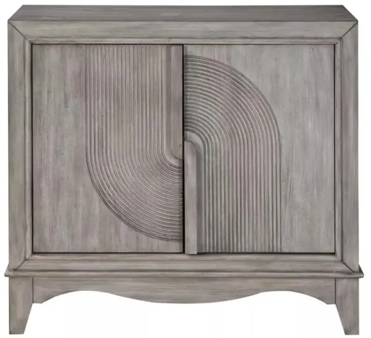 Sand Gray 2-Door Accent Cabinet