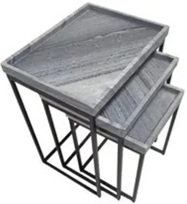 Greyson Gray Nesting Tables Set of 3