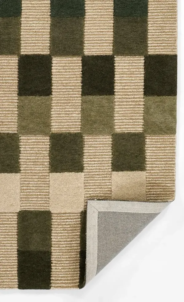 Fletcher 8 x 10 Green Area Rug