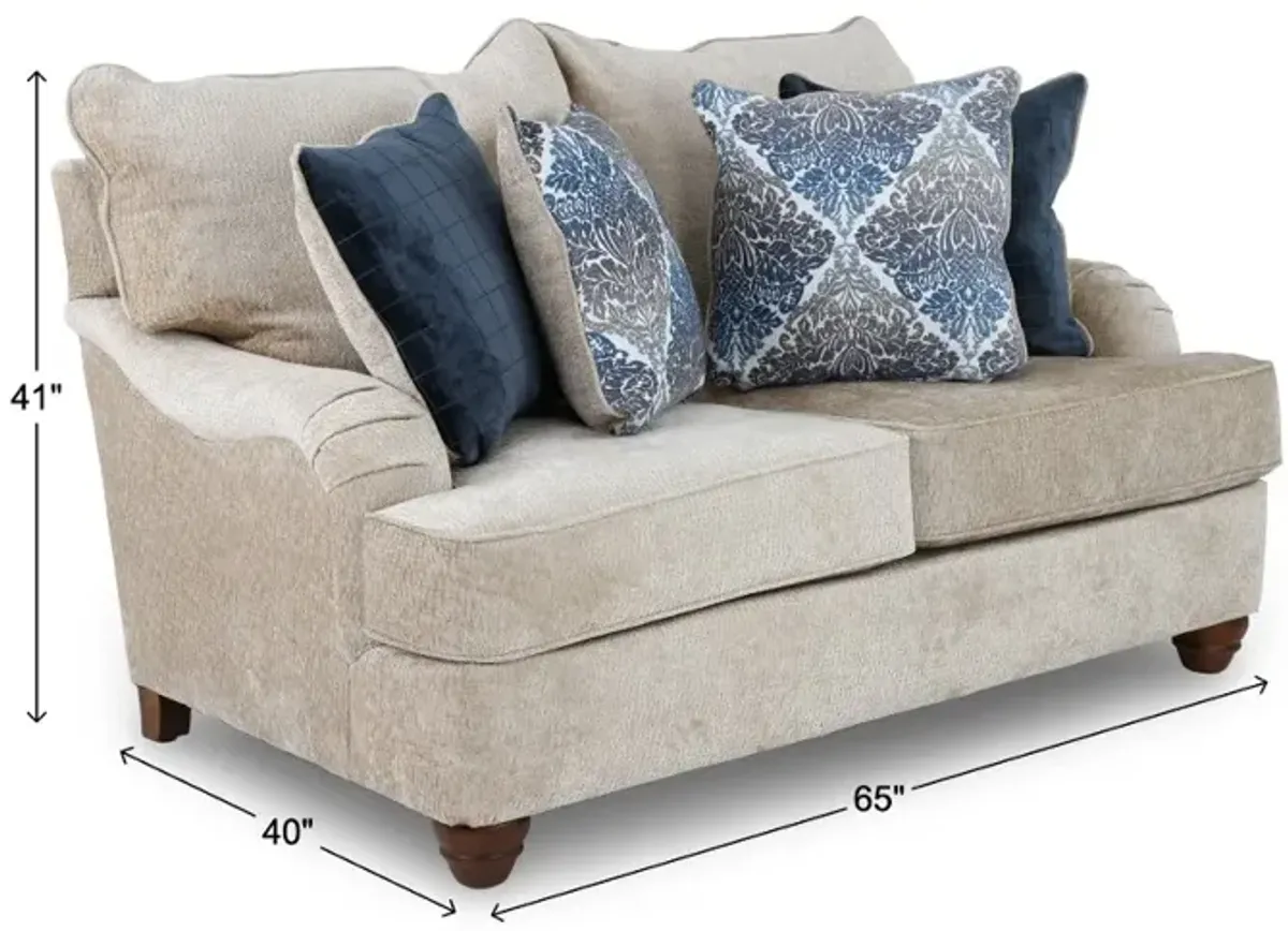 Culver Beige Loveseat