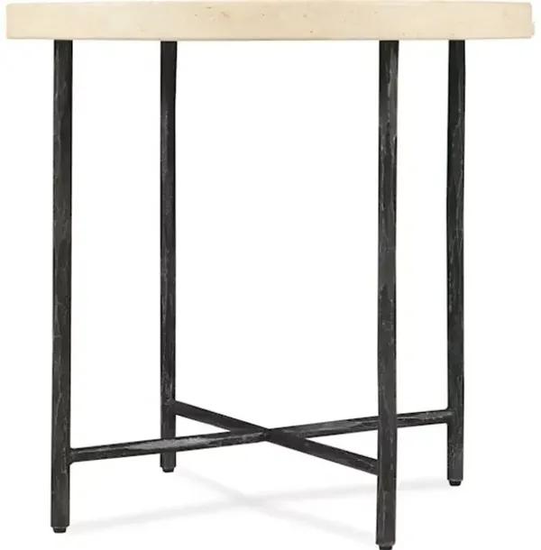 Bennett Black and Tan Side Table
