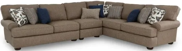 Fondren Tan 3 Piece Sectional