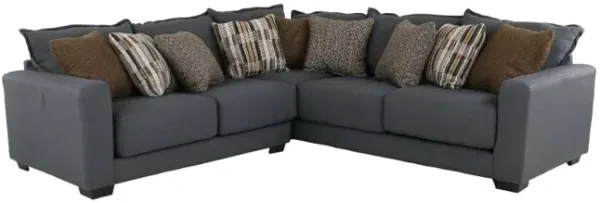 Pinnacle Gray 2 Piece Sectional