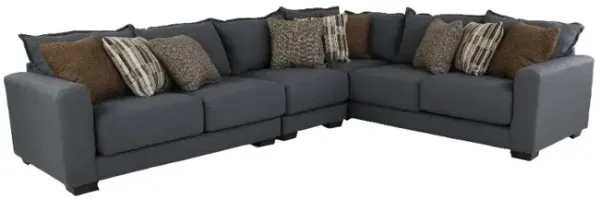 Pinnacle Gray 3 Piece Sectional