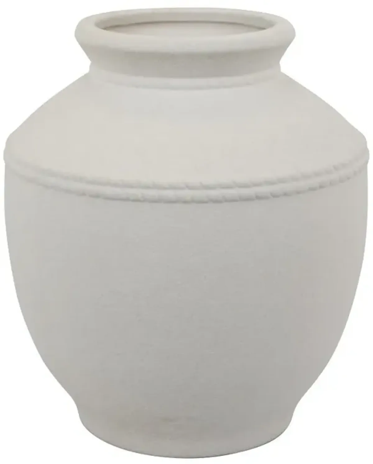 Ceramic Matt White Vase