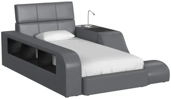 Val Gray Multi Use Twin Bed