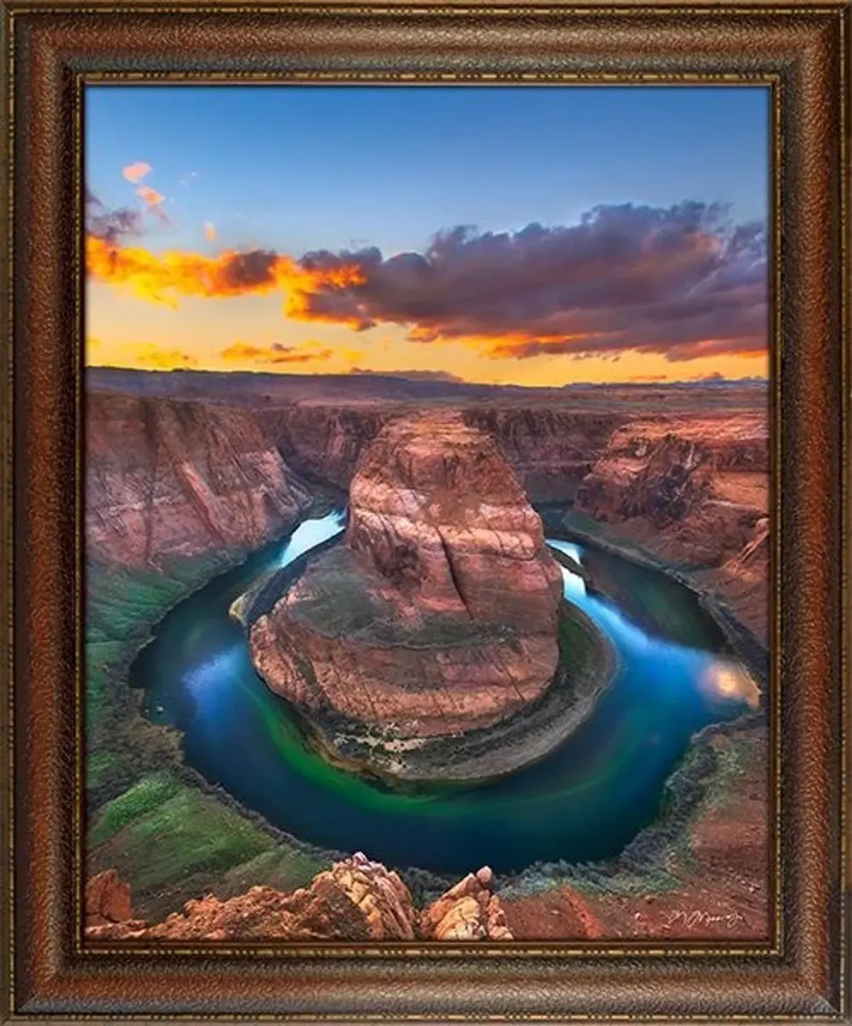Horseshoe Bend Large Framed Canvas