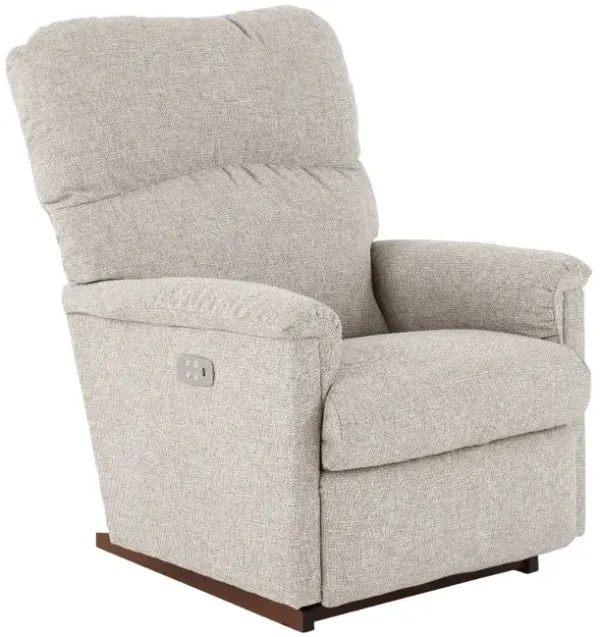 Collage Light Gray Power Rocker Recliner