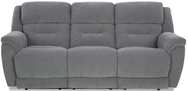Knockout Granite Gray Power Reclining Sofa