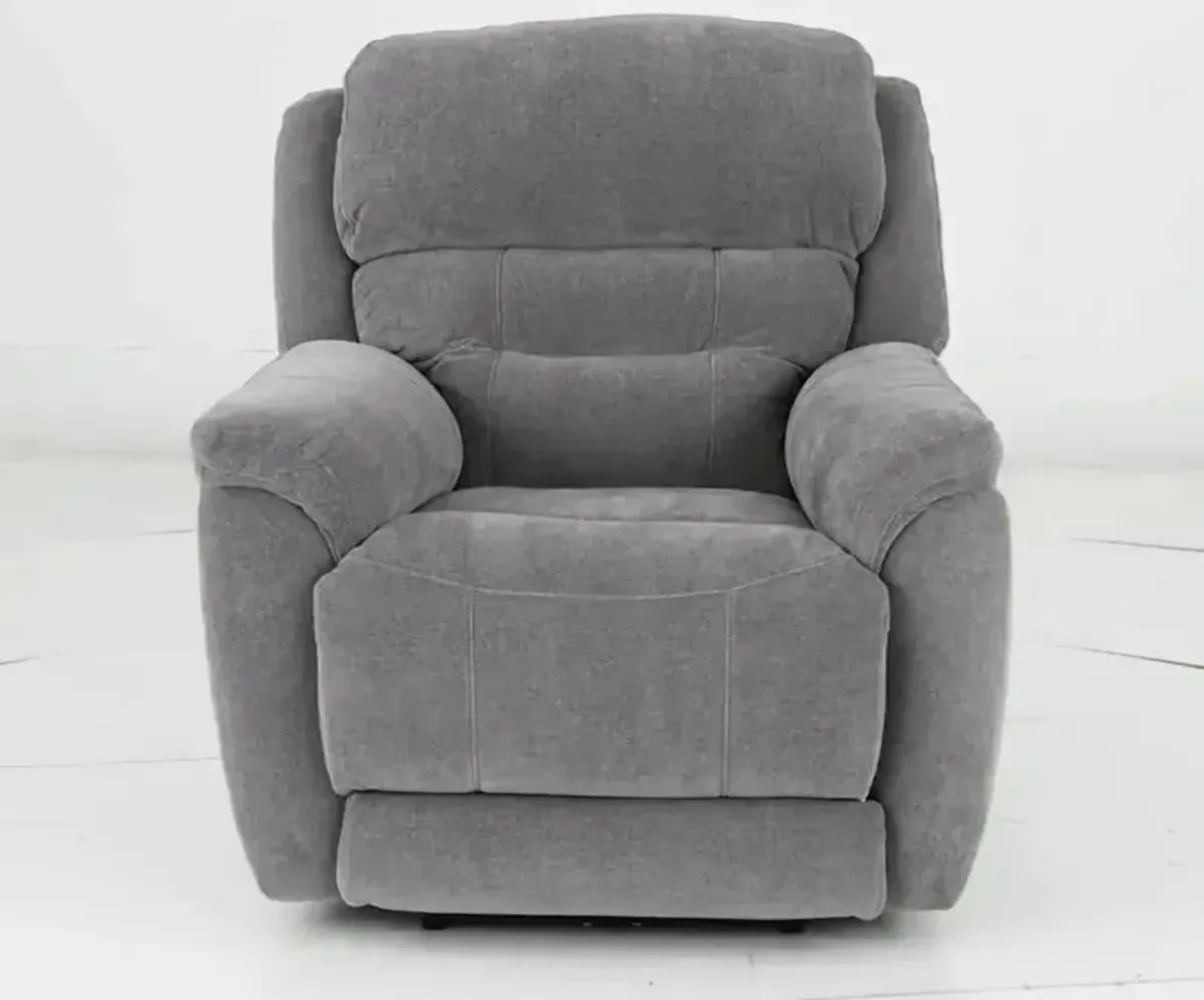 Knockout Granite Gray Power Recliner
