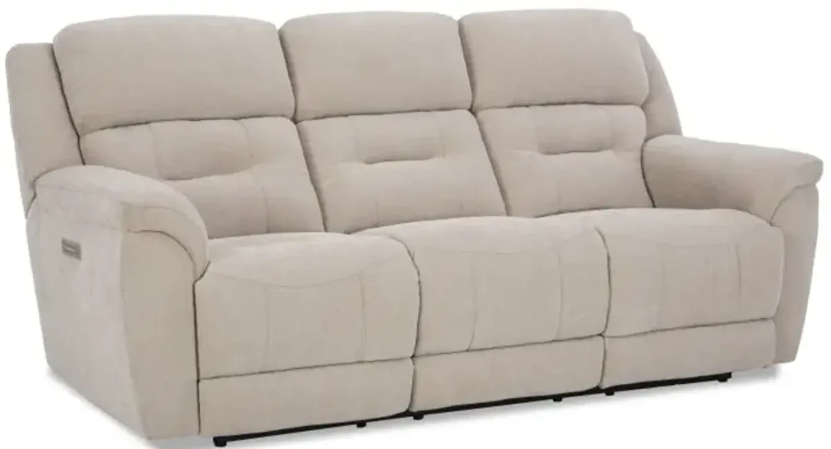 Knockout Stone Beige Power Reclining Sofa