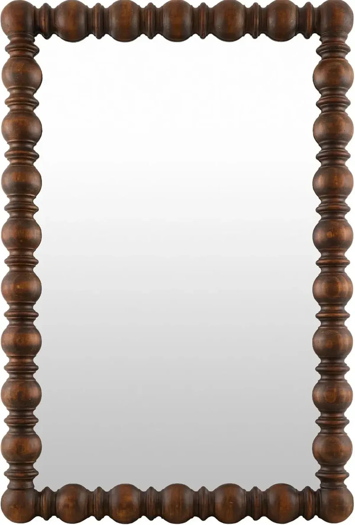 Brennan Brown Accent Wall Antique Mirror