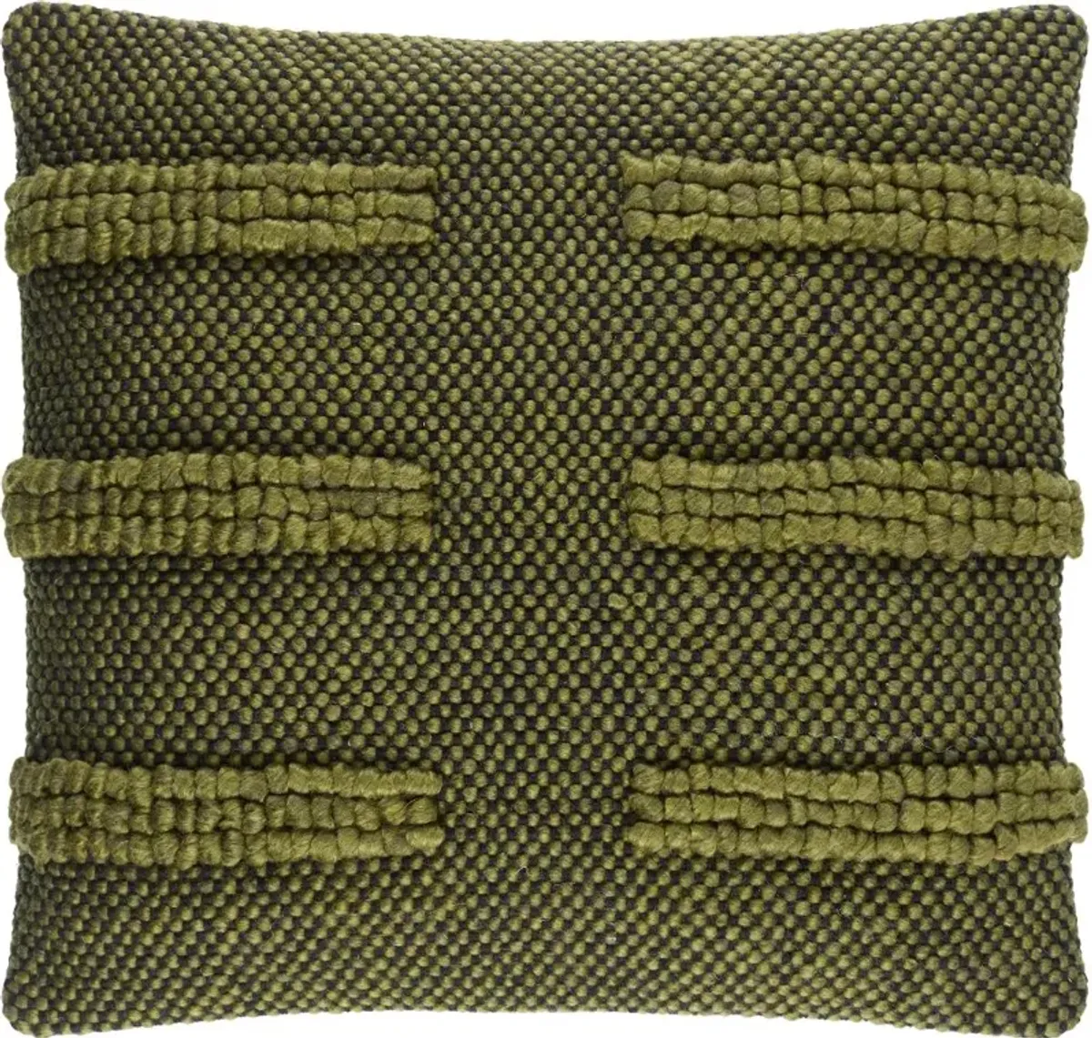 Harlow Green Woven Pillow