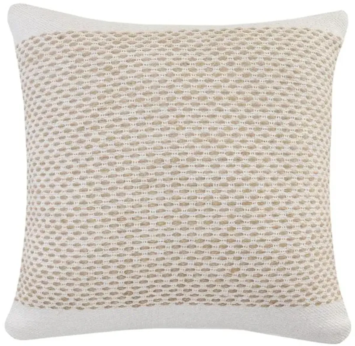 Natural Off White Farmhouse Throw Pillow