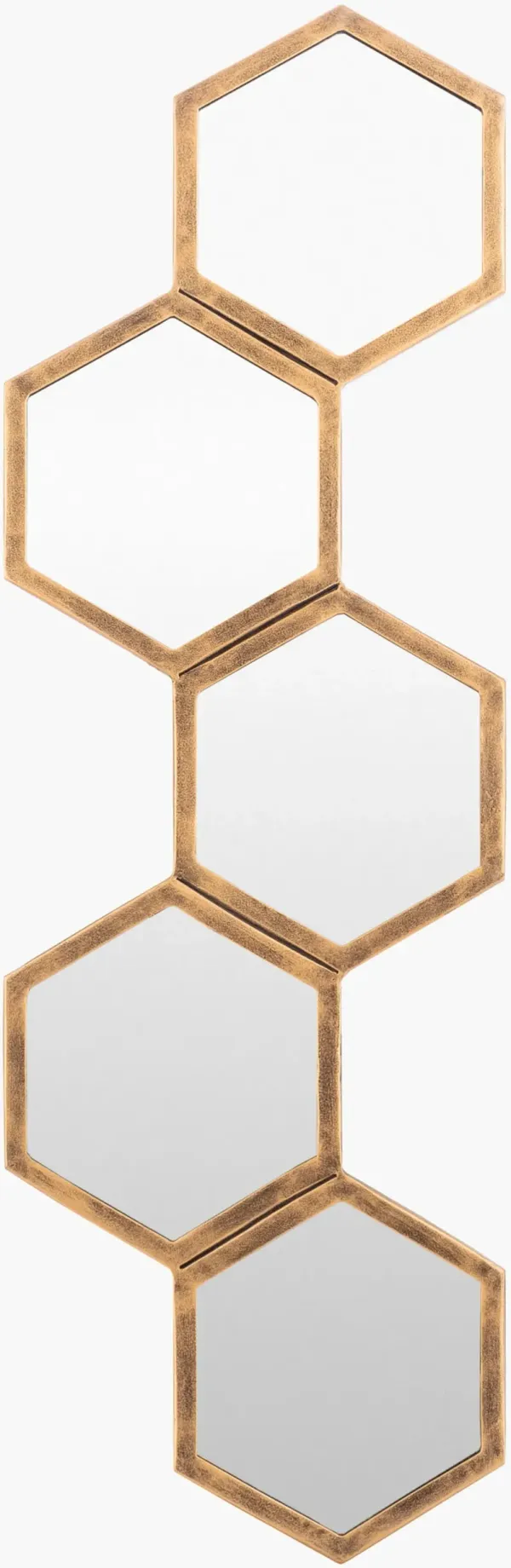 Honeycomb Bronze Accent Mirror