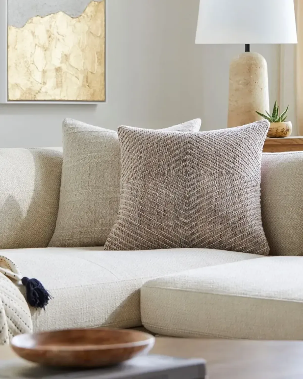 Cairn Pink Accent Pillow