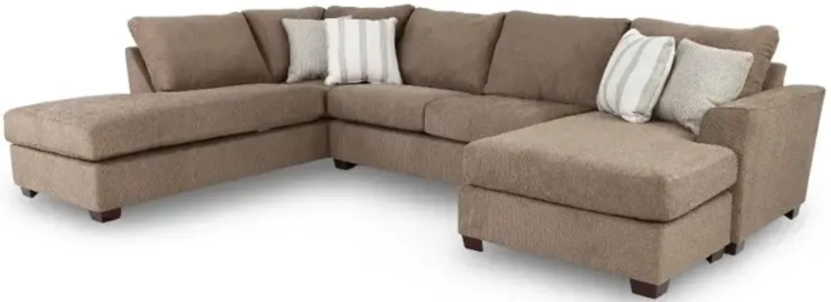 Paxton Light Brown 2 Piece Sectional