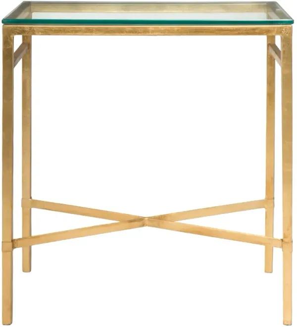 Viggo Gold Chairside Table