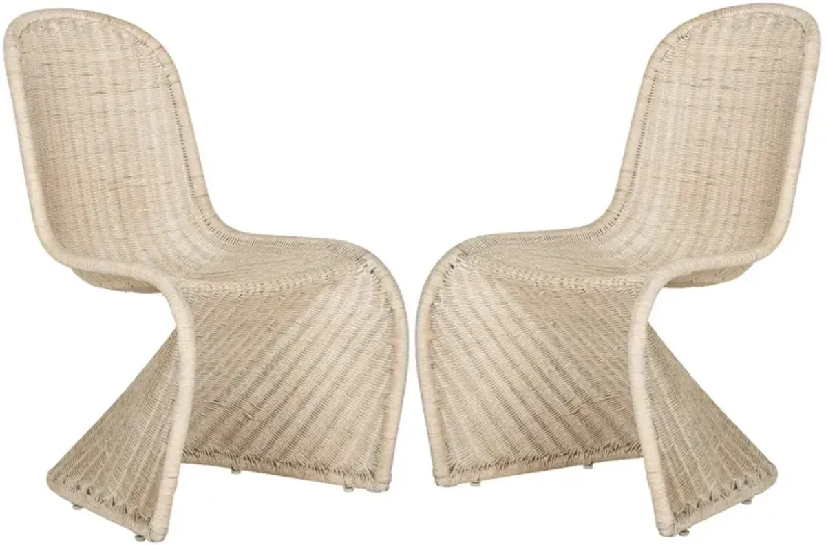 Tana Wicker Side Chairs - Set of 2